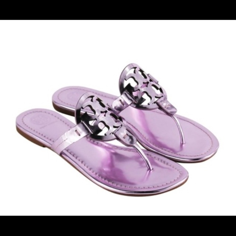 Tory burch miller metallic purple brand new
